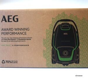 AEG VX9-2-ÖKO Bodenstaubsauger schwarz mit Beutel