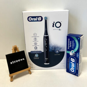 Oral-B iO Series 6 Black Onyx inkl Advanced Zahnpasta